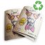 ECO letáky - recyklované - Formát letáku: 1/3 A4 (99×210 mm), Typ papíru: Nautilus Classic 80g, Počet kusů jednoho vzoru: 250 ks